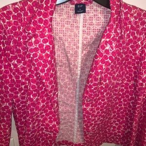 Pink & white blazer